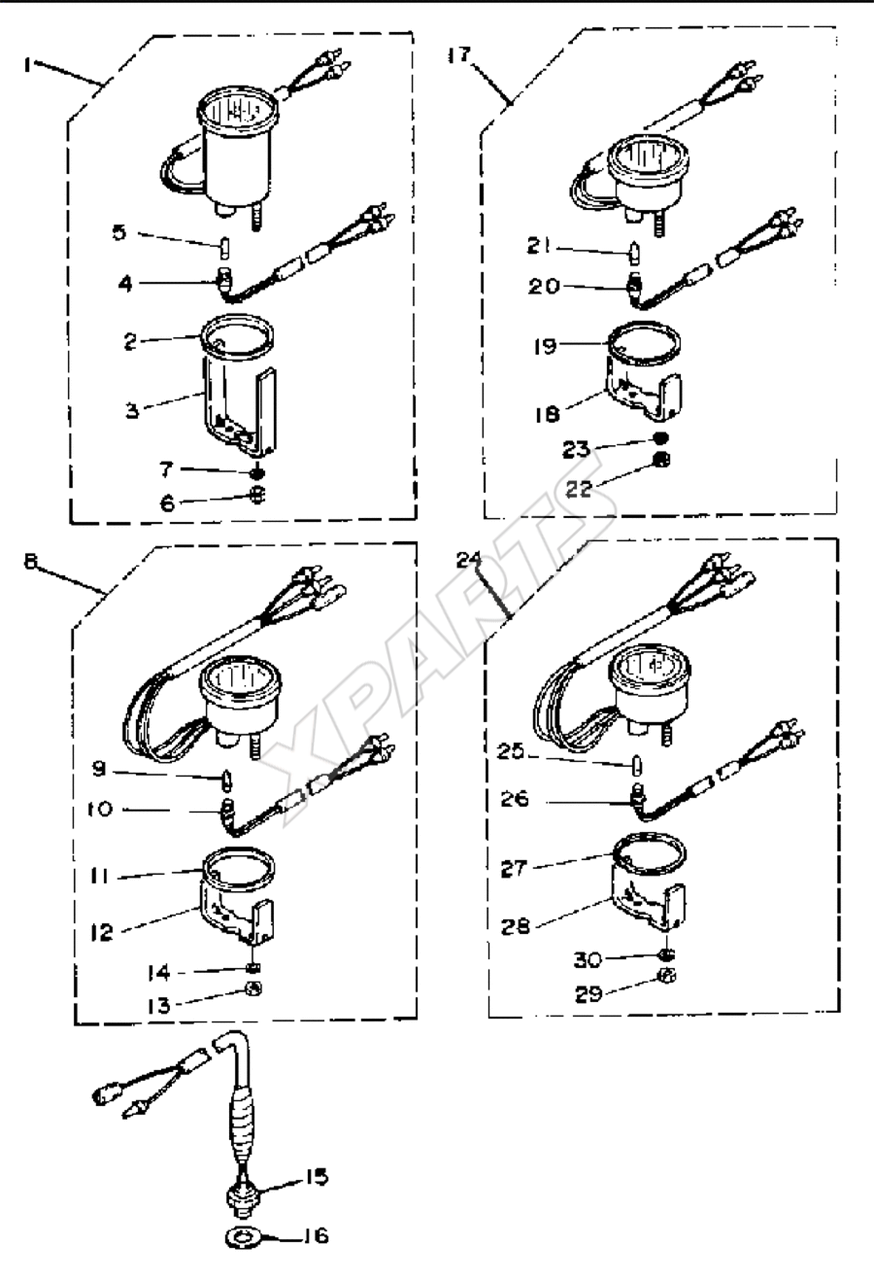 OPTIONAL PARTS GAUGES COMP
